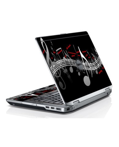 Music Notes Dell E6320 Laptop Skin