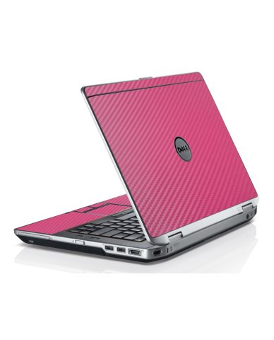 Pink Carbon Fiber Dell E6320 Laptop Skin