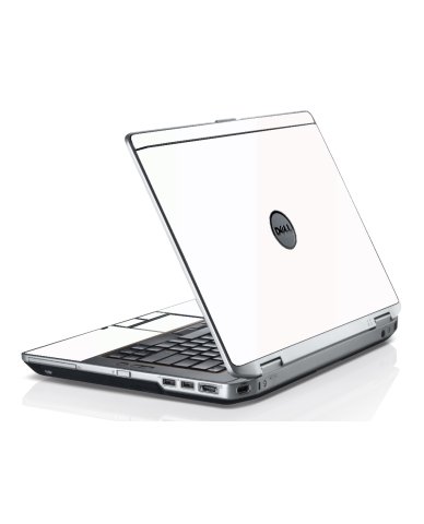 White Dell E6320 Laptop Skin