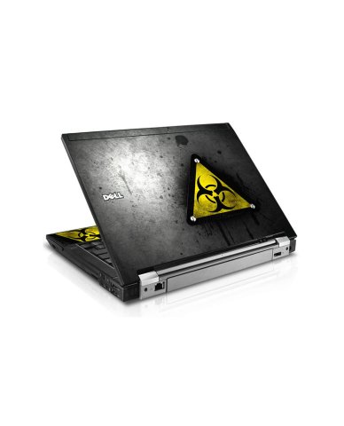 Black Caution Dell E6400 Laptop Skin