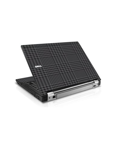 Black Plaid Dell E6400 Laptop Skin