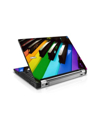 Colorful Piano Dell E6400 Laptop Skin