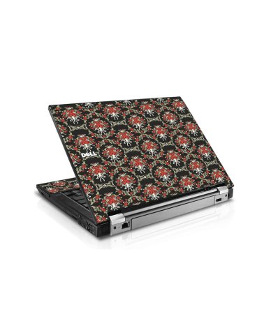 Flower Black Versailles Dell E6400 Laptop Skin