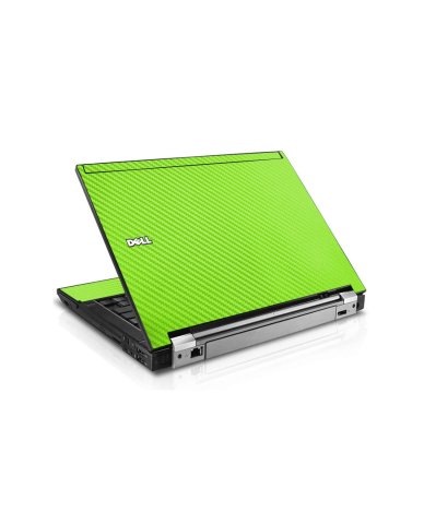 Green Carbon Fiber Dell E6410 Laptop Skin