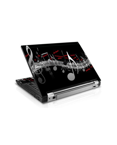 Music Notes Dell E6410 Laptop Skin