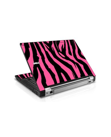Pink Zebra Dell E6410 Laptop Skin