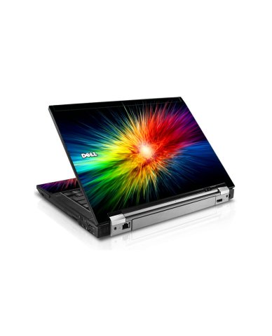 Rainbow Burst Dell E6410 Laptop Skin