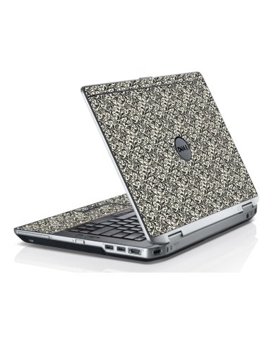 Black Versailles Dell E6420 Laptop Skin