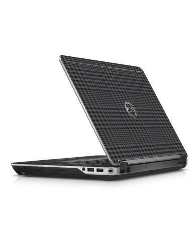 Black Plaid Dell E6440 Laptop Skin