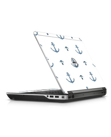 Multi Blue Anchors Dell E6440 Laptop Skin
