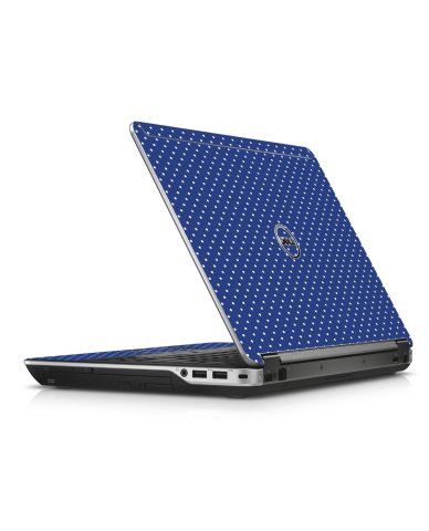 Navy Polka Dot Dell E6440 Laptop Skin