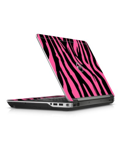 Pink Zebra Dell E6440 Laptop Skin