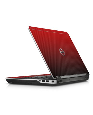 Red Carbon Fiber Dell E6440 Laptop Skin