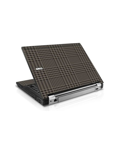 Beige Plaid Dell E6500 Laptop Skin