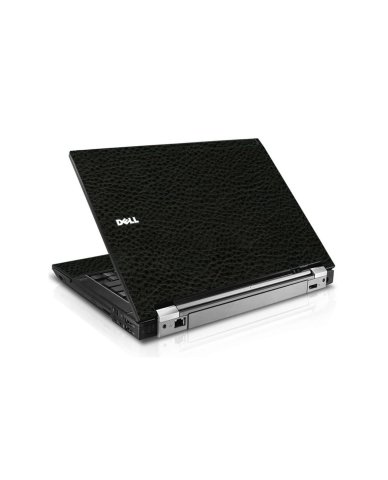 Black Leather Dell E6500 Laptop Skin