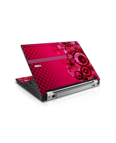 Dell Latitude E6500 (+) PINK GRUNGE STARS Laptop Skin
