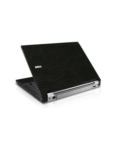 Black Leather Dell E6510 Laptop Skin