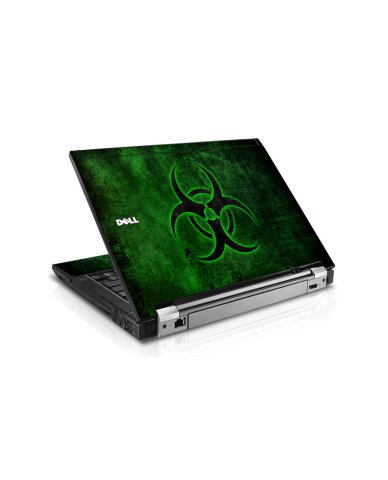 Green Biohazard Dell E6510 Laptop Skin