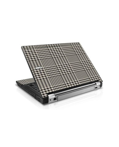 Grey Plaid Dell E6510 Laptop Skin