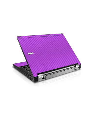 Purple Carbon Fiber Dell E6510 Laptop Skin