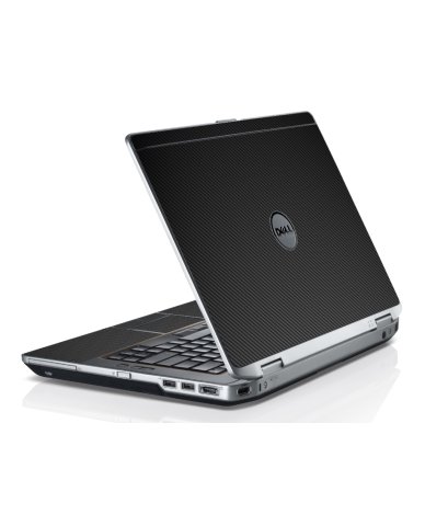 Black Carbon Fiber Dell E6520 Laptop Skin