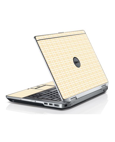 Warm Plaid Dell E6520 Laptop Skin