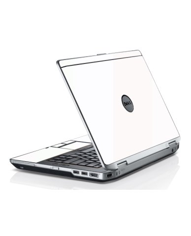 White Dell E6520 Laptop Skin