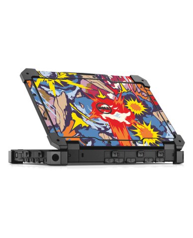Dell Latitude 12 RUGGED EXTREME 7204 COMIC EXPLOSIONS Laptop Skin