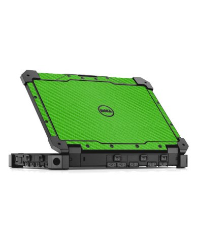 Dell Latitude 12 RUGGED EXTREME 7204 GREEN CARBON FIBER Laptop Skin