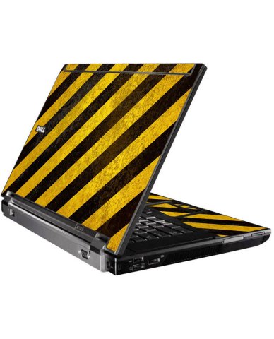 Caution Stripes Dell M4400 Laptop Skin