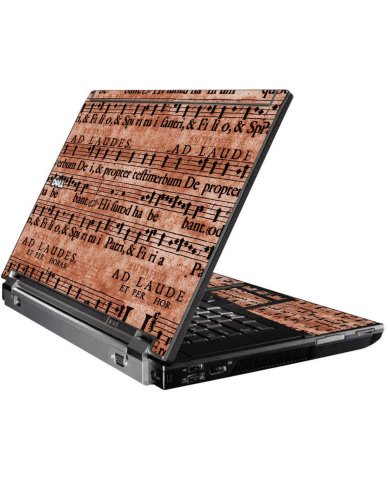 Latin Sheet Music Dell M4400 Laptop Skin