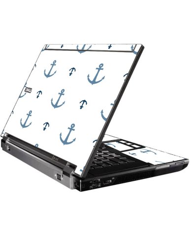 Multi Blue Anchors Dell M4400 Laptop Skin