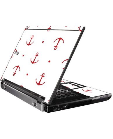 Red Anchors Dell M4400 Laptop Skin