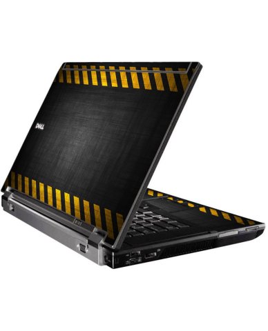 Black Caution Border Dell M4500 Laptop Skin