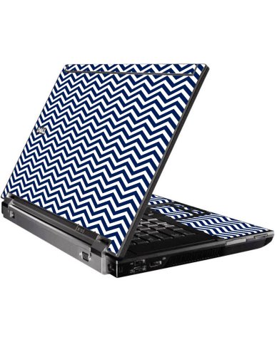 Blue Wavy Chevron Dell M4500 Laptop Skin