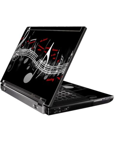 Music Notes Dell M4500 Laptop Skin