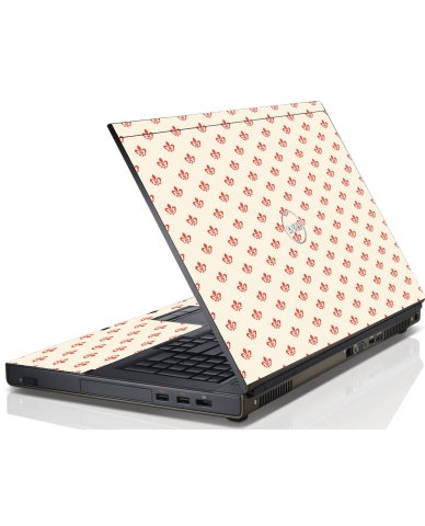 White And Pink Versailles Dell M4600 Laptop Skin
