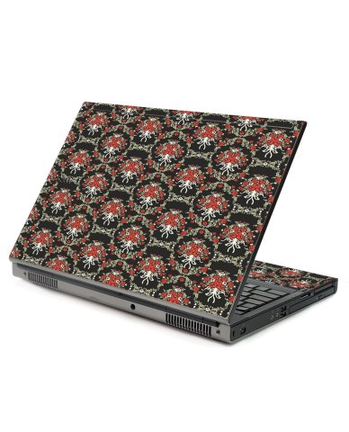 Flower Black Versailles Dell M6400 Laptop Skin