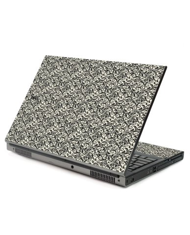Black Versailles Dell M6400 Laptop Skin
