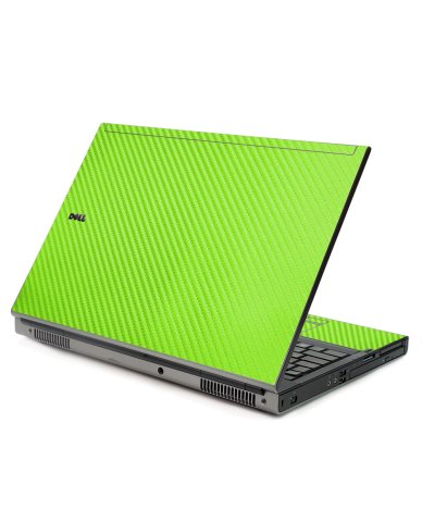 Green Carbon Fiber Dell M6400 Laptop Skin
