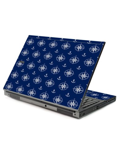 Nautical Anchors Dell M6500 Laptop Skin
