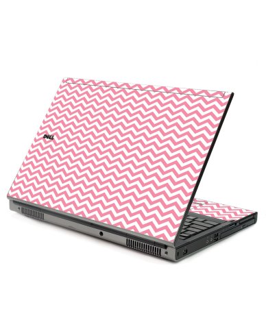 Pink Chevron Waves Dell M6500 Laptop Skin