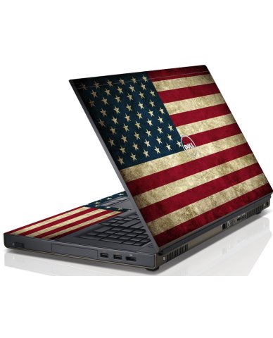 American Flag Dell M6600 Laptop Skin