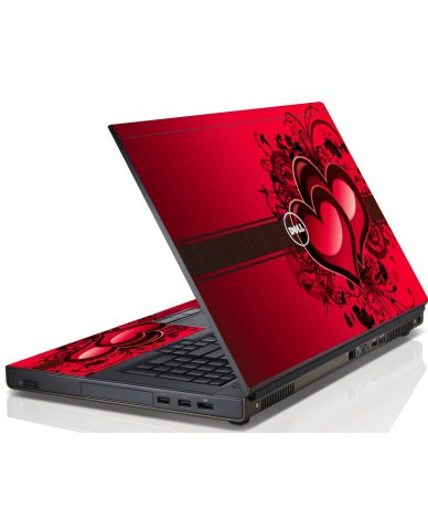Love Heart  Dell M6600 Laptop Skin