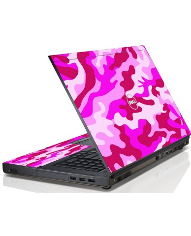 Pink Camo Dell M6600 Laptop Skin