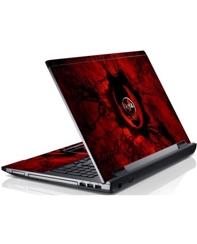Dark Skull Dell V3550 Laptop Skin