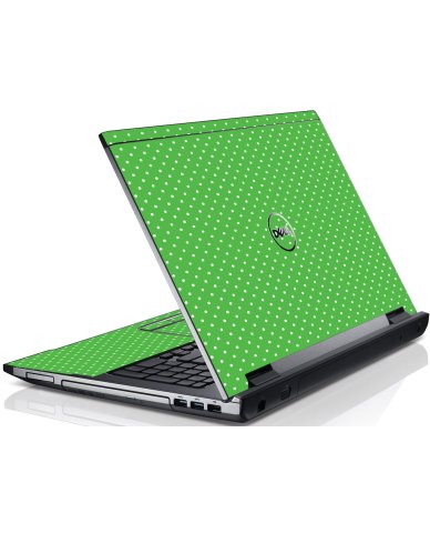 Kelly Green Polka Dell V3550 Laptop Skin