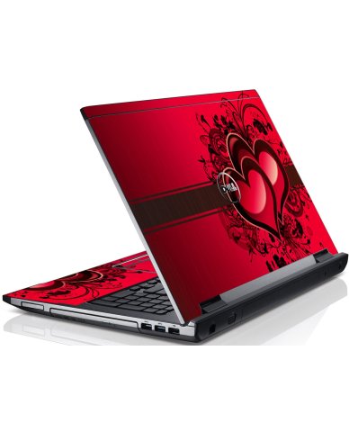 Love Heart Dell V3550 Laptop Skin