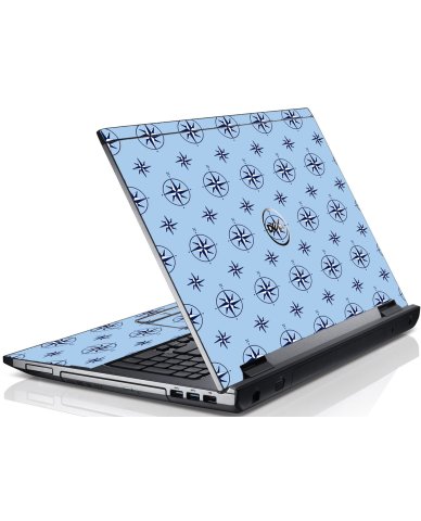 Nautical Blue Dell V3550 Laptop Skin