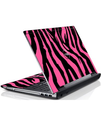 Pink Zebra Dell V3550 Laptop Skin